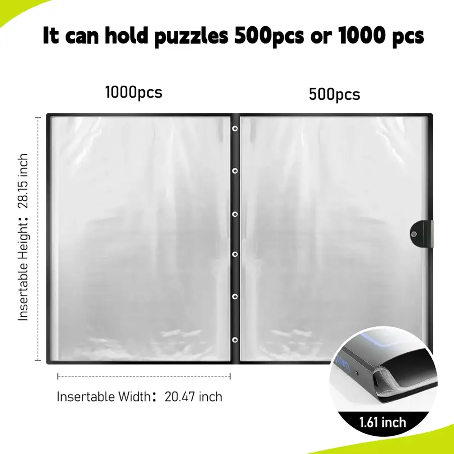 ALL4JIG Puzzle Storage Binders supporting view 2