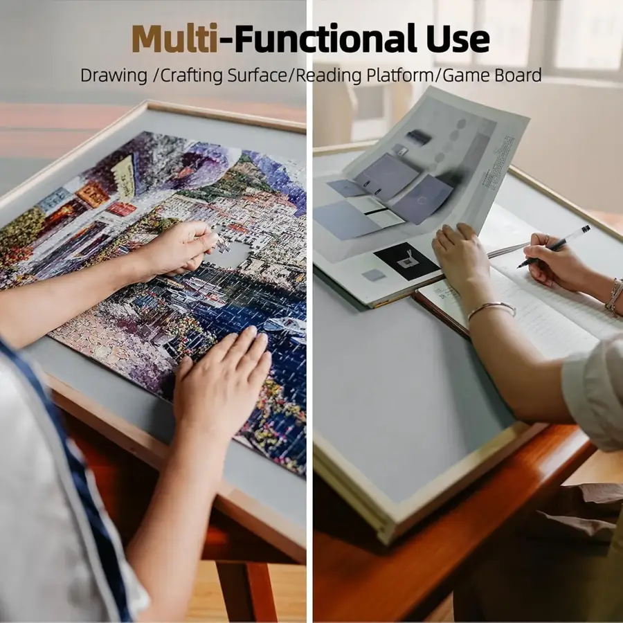 ALL4JIG 2-in-1 Tilting & Rotating Puzzle Boards supporting view 6