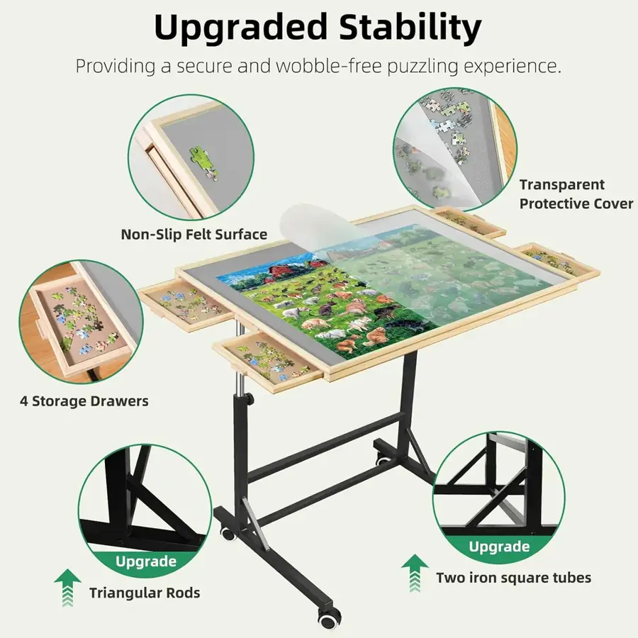ALL4JIG Vertical Storage Puzzle Tables supporting view 3